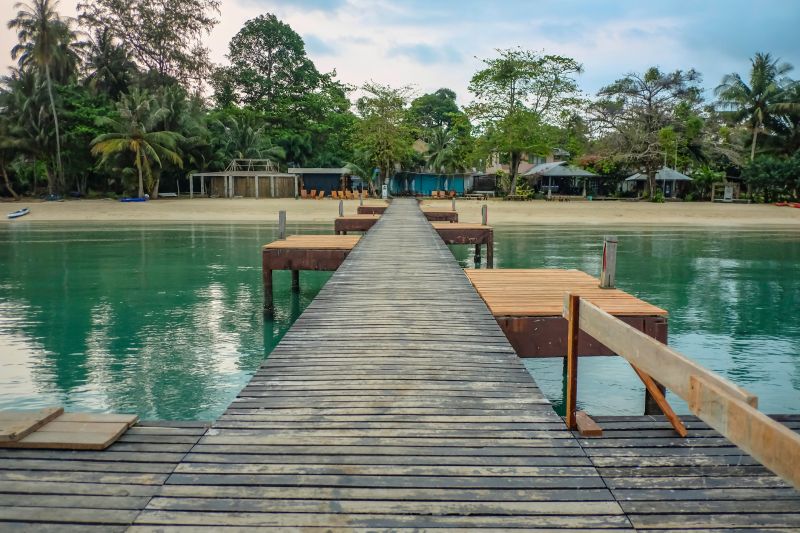 Repaired Dock with New Decking