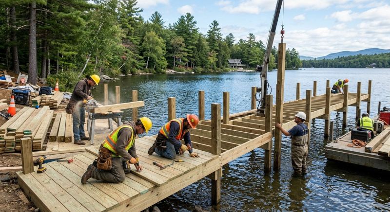 Pond Dock Construction in Littleton, CO