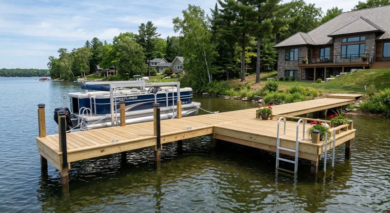 Pond Dock Installation in Kansas City, MO