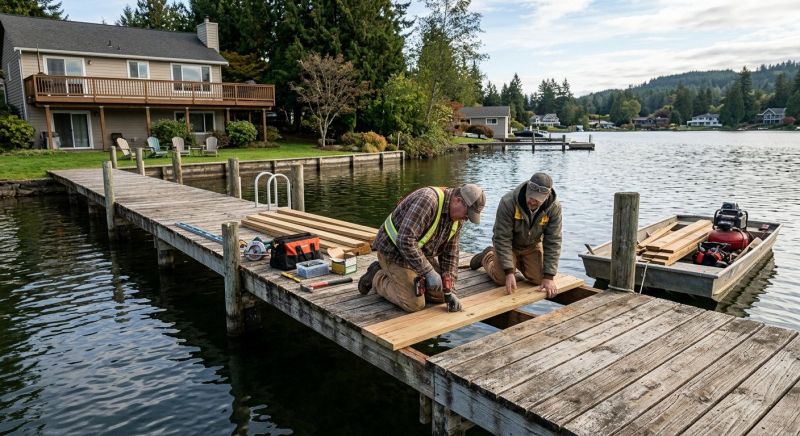 Dock Wood Replacement in Littleton, CO